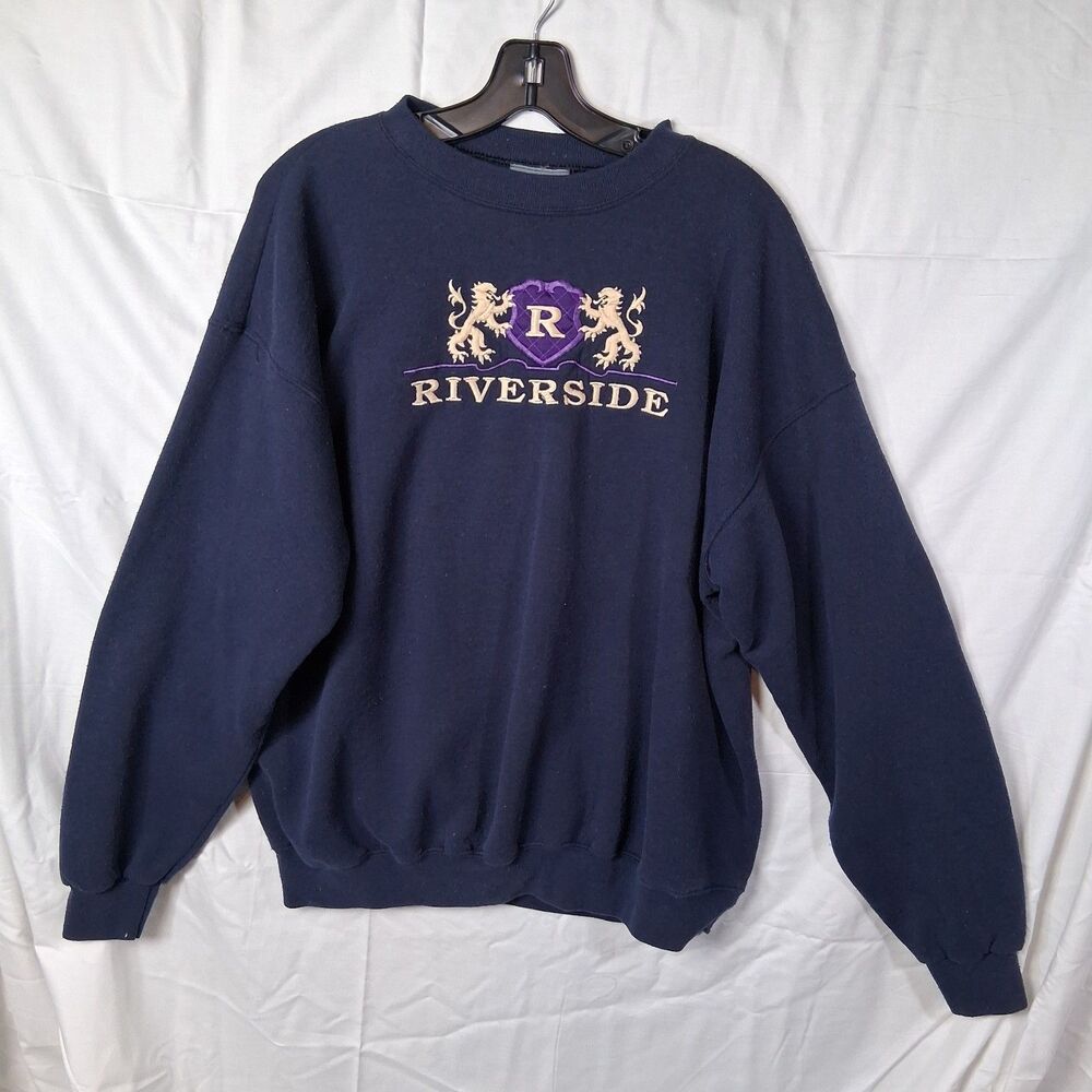 Vtg Made In USA Class Act Riverside Sweater Mens Size L XL